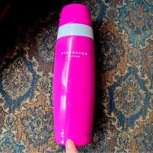 Starbucks hot pink 2006 thermos, never used
